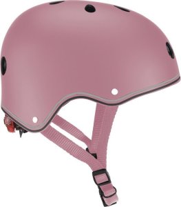 Globber Kask na rower rolki hulajnogę deskorolkę dziecięcy Globber Kids z tylną lampką LED rozmiar XS/S kolor pastelowy róż 505-211 2