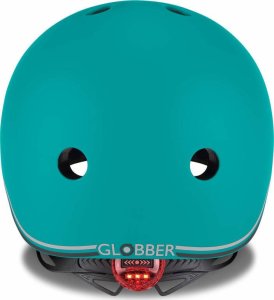 Globber Kask na rower rolki hulajnogę deskorolkę dziecięcy Globber Kids z tylną lampką LED rozmiar XXS / kolor turkusowy 506-105 3