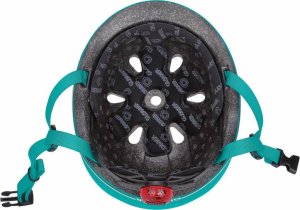Globber Kask na rower rolki hulajnogę deskorolkę dziecięcy Globber Kids z tylną lampką LED rozmiar XXS / kolor turkusowy 506-105 4