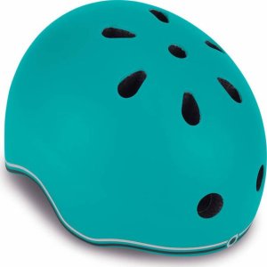 Globber Kask na rower rolki hulajnogę deskorolkę dziecięcy Globber Kids z tylną lampką LED rozmiar XXS / kolor turkusowy 506-105 5