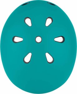 Globber Kask na rower rolki hulajnogę deskorolkę dziecięcy Globber Kids z tylną lampką LED rozmiar XXS / kolor turkusowy 506-105 6