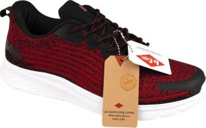 Lee Cooper Buty męskie Lee Cooper czerwono-czarne LCW-22-32-1228M 46 7
