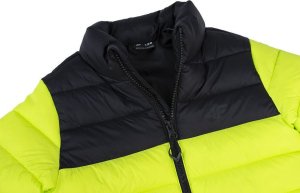 4f Kurtka puchowa dla chłopca 4F zielono-czarna 4FJSS23TDJAM077 45S 140cm 3