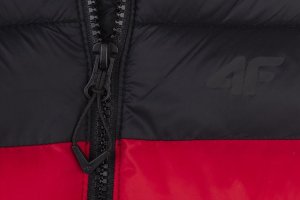 4f Kurtka puchowa dla chłopca 4F czerwona 4FJSS23TDJAM077 62S 122cm 2