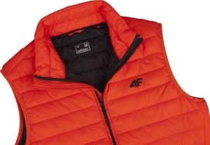 4f Kamizelka męska puchowa 4F pomarańczowa 4FSS23TDJAM082 70S M 3