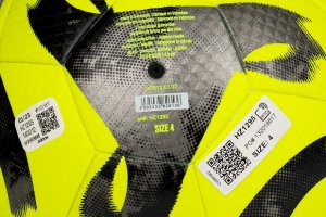 Adidas Piłka nożna adidas Tiro League Thermally Bonded żółto-czarna HZ1295 4 2