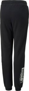 Puma Spodnie dla dzieci Puma Alpha Sweatpants FL cL G czarne 670222 01 128cm 1