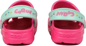 Coqui Chodaki sandały klapki dla dzieci Coqui Little Frog fuksja-mięta 8701-100-3644A/8701-100-3644 20-21 6