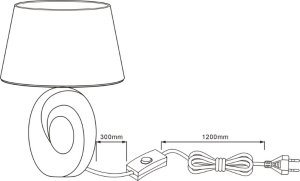 Delighting Lampa stołowa RLI Taba E27 R50521079 6