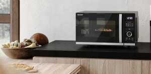 Kuchenka mikrofalowa Sharp Sharp YC-QS254AE-B Mikrowelle 25L schwarz/silber 4