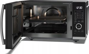 Kuchenka mikrofalowa Sharp Sharp YC-QC254AE-B Mikrowelle & Grill 25L schwarz/silber 2