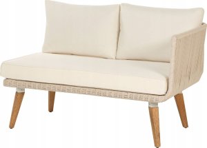 Beliani Zestaw ogrodowy drewno akacjowe beżowy ALCAMO 3