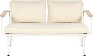 Beliani Zestaw ogrodowy 4-osobowy biało-beżowy MONTESILVANO 5