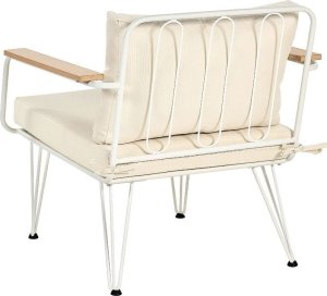 Beliani Zestaw ogrodowy 4-osobowy biało-beżowy MONTESILVANO 9