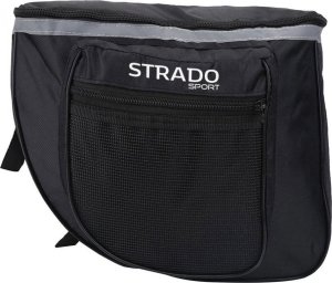 Strado Podwójna torba sakwa rowerowa na bagażnik 25L Strado (Czarna) 4