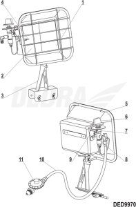 Dedra Regulator gazu HU 1