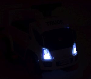 Triton JEŹDZIK, CIĘŻARÓWKA NA AKUMULATOR Z PRZYCZEPĄ I DŹWIĘKAMI/GTS-6688-E 13