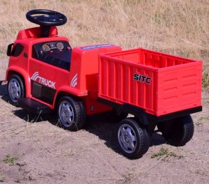 Triton JEŹDZIK, CIĘŻARÓWKA NA AKUMULATOR Z PRZYCZEPĄ I DŹWIĘKAMI/GTS-6688-E 17