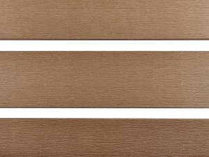 Beliani Stół ogrodowy 180 x 90 cm jasne drewno z czarnym VERNIO 7