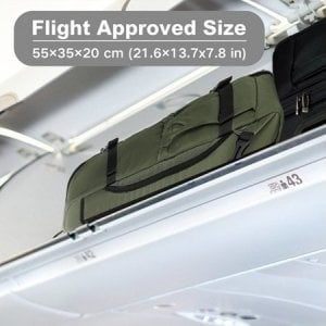 Plecak turystyczny Kono Zielony Plecak LOT Ryanair WizzAir 55x40x23 do Samolotu 40L Flex 6