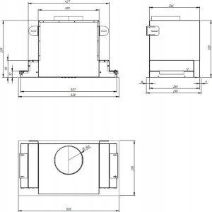 Okap Akpo HOOD BI WK-10 NEVA 60 BL/BL AKPO 5