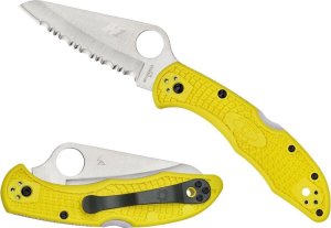 Spyderco Spyderco SALT 2 FRN YELLOW SERRATED C88SYL2 1