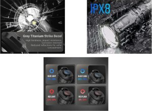 Latarka NEXTORCH Nextorch TA30C MAX Ricaricabile 3000 Lumens LED 1