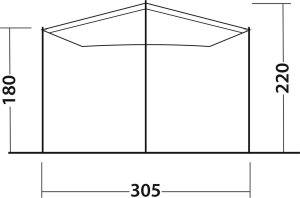 Namiot turystyczny Outwell Zadaszenie do samochodu Outwell Fieldcrest Canopy Uniwersalny 5