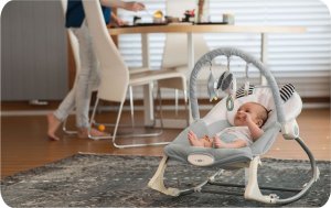 NukidoLeżaczek bujaczek z wibracją Nukido -  różowy 12