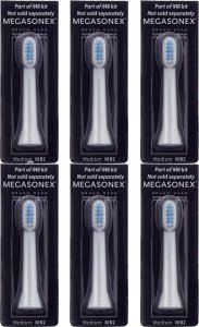 Końcówka Megasonex Medium Flat MB6 białe 2 szt. 4