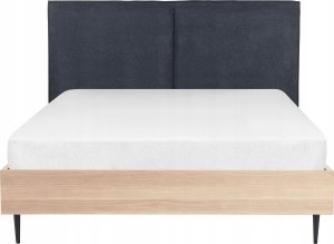 Beliani Łóżko tapicerowane 140 x 200 cm szare IZERNORE 8