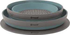 Outwell Zestaw naczyń Outwell Collaps Bowl & Colander Set - classic blue Uniwersalny 3