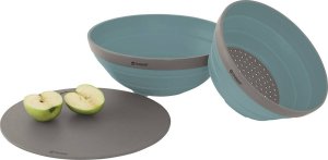 Outwell Zestaw naczyń Outwell Collaps Bowl & Colander Set - classic blue Uniwersalny 4