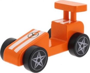 Trefl TREFL Zabawka drewn.Racing car ORANGE 61696 1