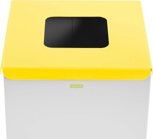 Ulsonix Kosz pojemnik do segregacji sortowania śmieci odpadów 60 l - metal plastik Kosz pojemnik do segregacji sortowania śmieci odpadów 60 l - metal plastik 3