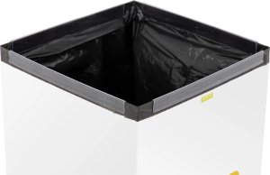 Ulsonix Kosz pojemnik do segregacji sortowania śmieci odpadów 60 l - metal plastik Kosz pojemnik do segregacji sortowania śmieci odpadów 60 l - metal plastik 4