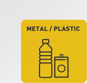 Ulsonix Kosz pojemnik do segregacji sortowania śmieci odpadów 60 l - metal plastik Kosz pojemnik do segregacji sortowania śmieci odpadów 60 l - metal plastik 5