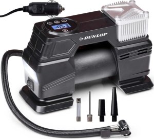 Kompresor samochodowy Dunlop KOMPRESOR SAMOCHODOWY DUNLOP 12V, 150 PSI Z ELEKTRONICZNYM MANOMETREM 1