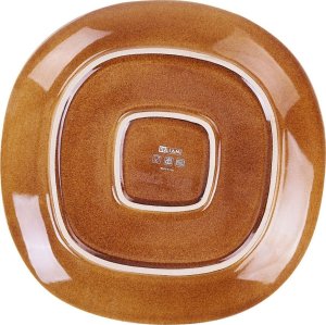 Beliani 16-częściowy zestaw naczyń z kamionki złoty brąz TURMERIC 8