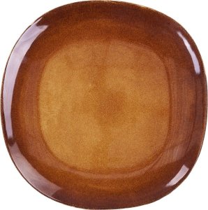 Beliani 16-częściowy zestaw naczyń z kamionki złoty brąz TURMERIC 9