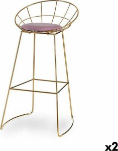 Gift Decor Taboret Różowy Złoty Żelazo 51 x 94 x 52 cm (2 Sztuk) 1