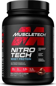 MuscleTech MuscleTech - Odżywka białkowa Nitro-Tech, Milk Chocolate, Proszek, 907g 1