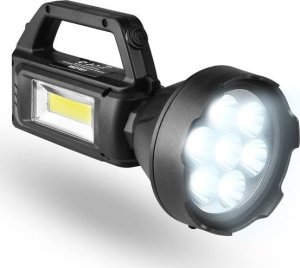 Latarka LTC Akumulatorowa latarka ręczna solarna LTC szperacz LED 500lm powerbank 1