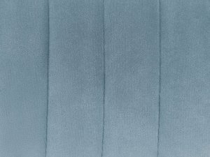 Beliani Zestaw 2 krzeseł do jadalni welurowe jasnoniebieskie SANILAC 8