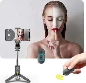 Selfie stick Braders Uchwyt selfie z pilotem na bluetooth tripod Braders czarny 12