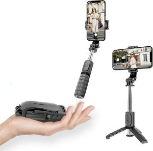 Selfie stick Braders Uchwyt selfie z pilotem na bluetooth tripod Braders czarny 14