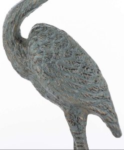 Art-Pol Figura Dekoracyjna Żeliwo Żuraw H: 50 cm 5