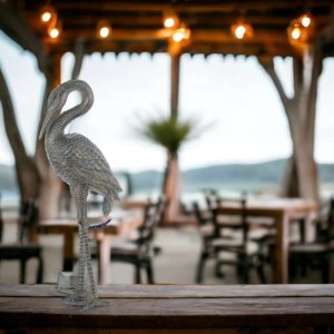 Art-Pol Figura Dekoracyjna Żeliwo Żuraw H: 50 cm 6