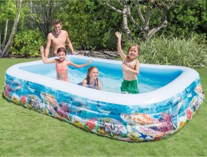Intex Intex Basen Swim Center, 305x183x56 cm, wzór zwierząt morskich 1