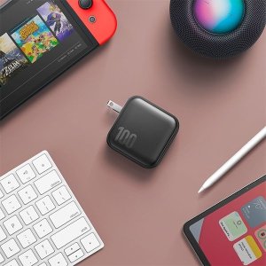 Ładowarka Energea ENERGEA ład. siec. 1xUSB+3xUSB-C PD-PPS-QC 3.0 100W 3C1A czarny/black US+EU Travelite GAN100 8